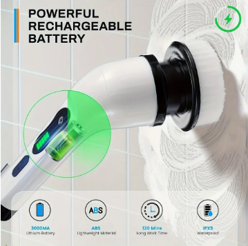 Escova Elétrica de Limpeza 5