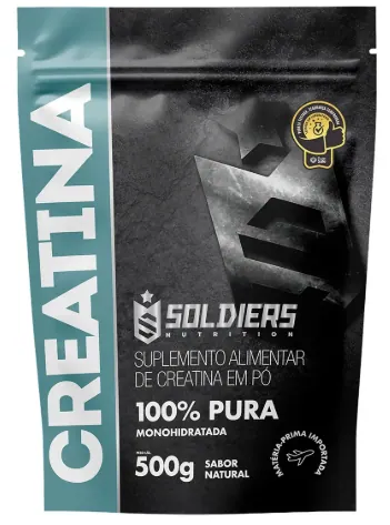 Creatina Monohidratada Soldiers Nutrition 500g