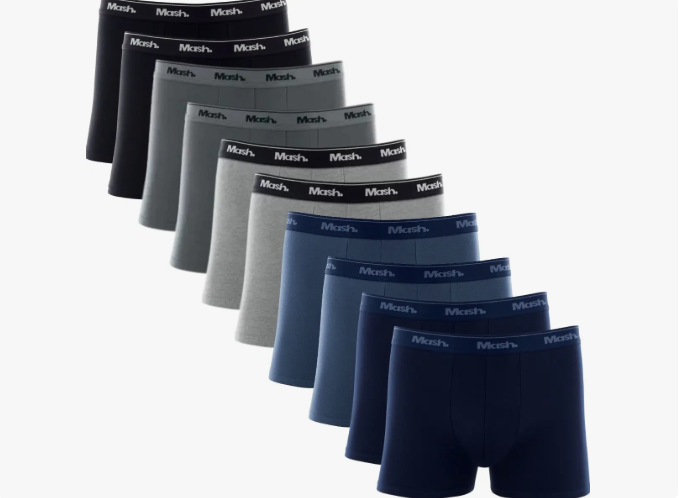 Kit com 10 Cuecas Boxer Mash
