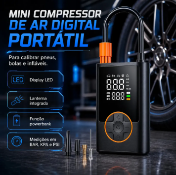 Compressor portátil digital Verunto - imagem 2