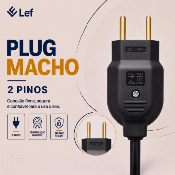 Extensão Elétrica LEF 30 Metros Cabo PP Reforçada