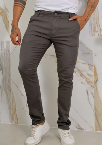 Calça masculina sarja premium 2