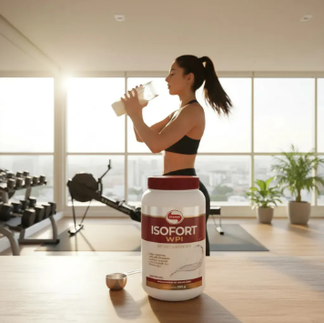 Whey Protein Isolado Isofort Vitafor Neutro 900g