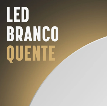 Espelho orgânico com LED 170x70 cm 3