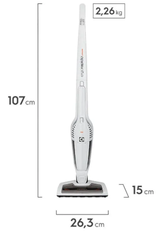 Aspirador Vertical Sem Fio Electrolux Ergorapido 2 em 1 ERG21