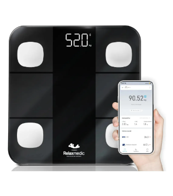 Balança Digital Corporal com Bioimpedância Relaxmedic