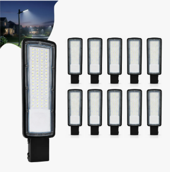 Kit 10 Luminárias LED para Poste 200W Bivolt